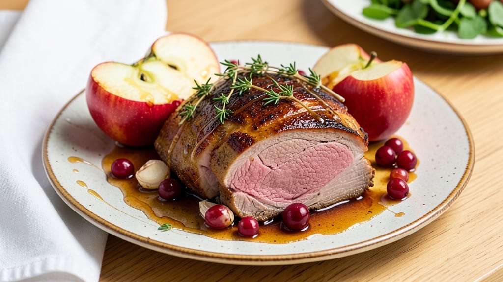 Apple Cranberry Pork Loin Recipe: Herb-Roasted Crunch and Sweet-Spiced Balance