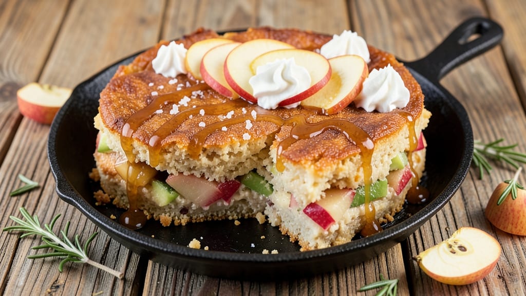 Apple Polenta Cake Recipe: Warm Spiced Layers With Celery Crunch Twist