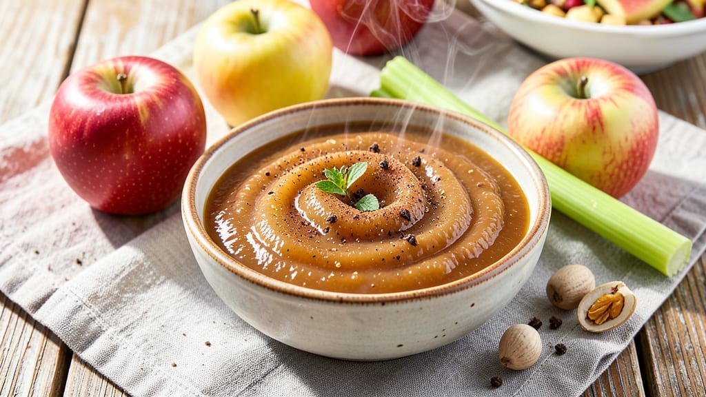 Cooking Apple Sauce Recipe: Spiced Simmer With Celery Crunch Twist