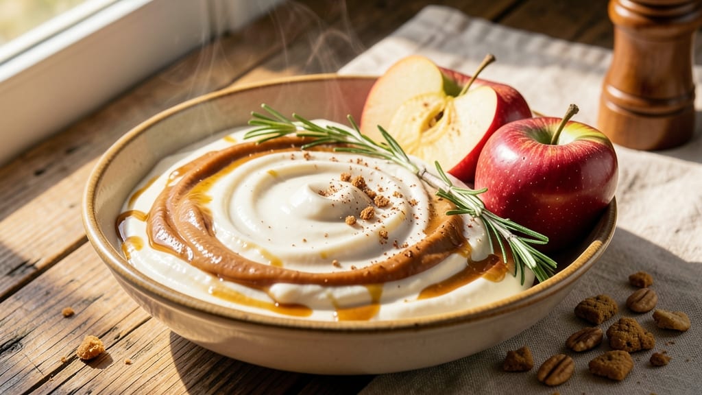 Fall Apple Dip Recipe with Cream Cheese: Celery Sticks Soak Up Every Spoonful