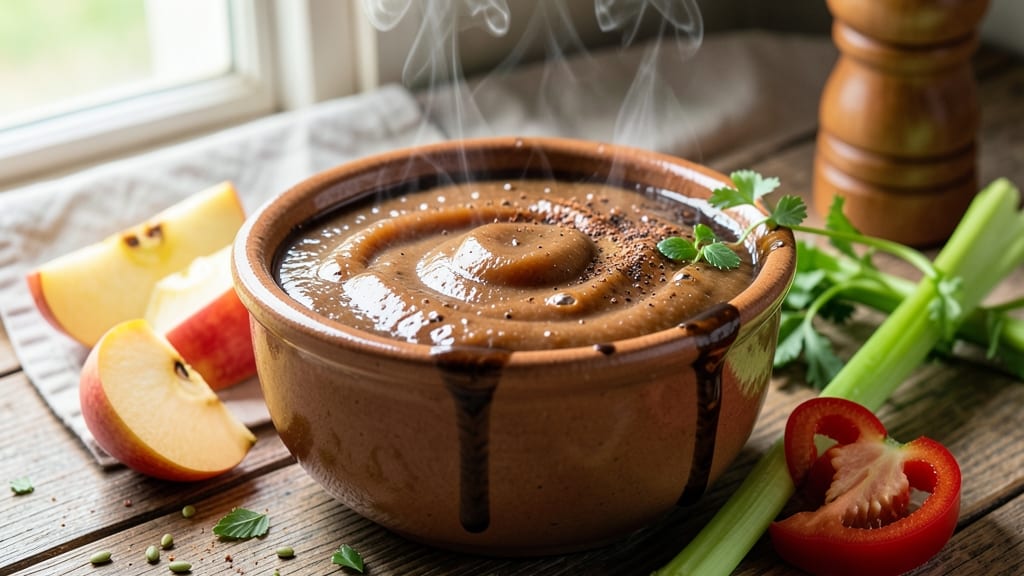 Homemade Apple Butter BBQ Sauce Recipe: Celery-Pepper Crunch Meets Smoky-Sweet Depth