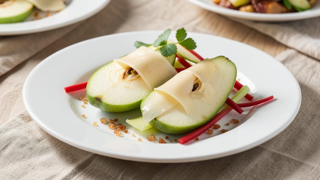 Apple Cheese Appetizer Recipe: Crispy Celery-Crusted Bites with Caramelized Apple Filling