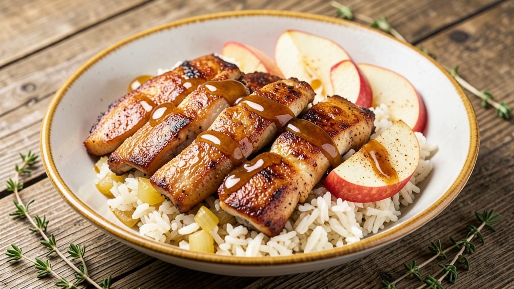 Apple Chicken and Rice Recipe: One-Pot Spiced Harmony with Caramelized Apples