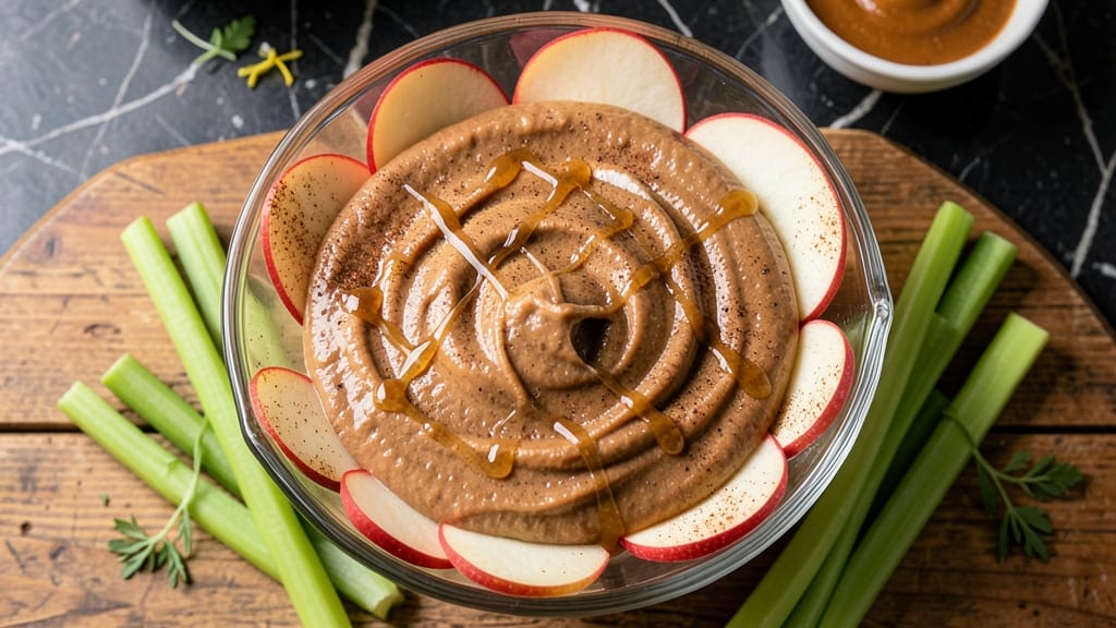 Apple Butter Dip Recipe: Velvety Spiced Apple Cream With Celery Crunch