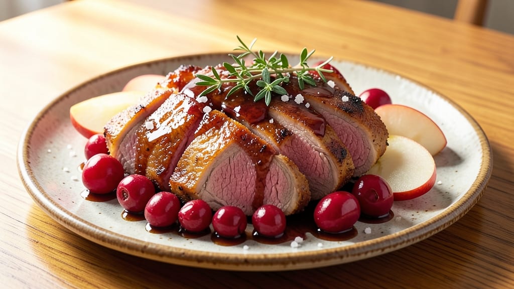 Cranberry Apple Pork Tenderloin Recipe: Sweet-Tart Glaze That Caramelizes Edges