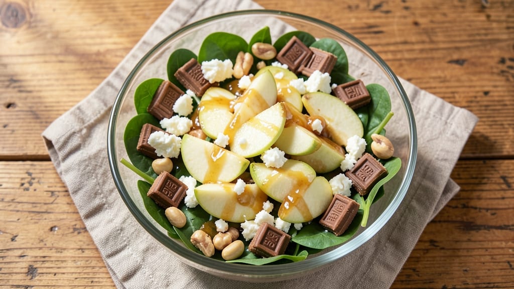 Granny Smith Apple Snickers Salad Recipe: Tart-Caramelized Crunch Meets Nutty Sweetness