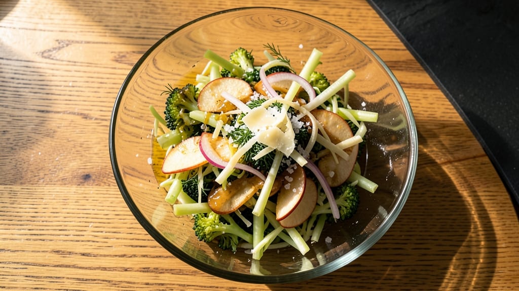 Broccoli Apple Slaw Recipe: Crunchy Celery and Sweet Apple Refreshment