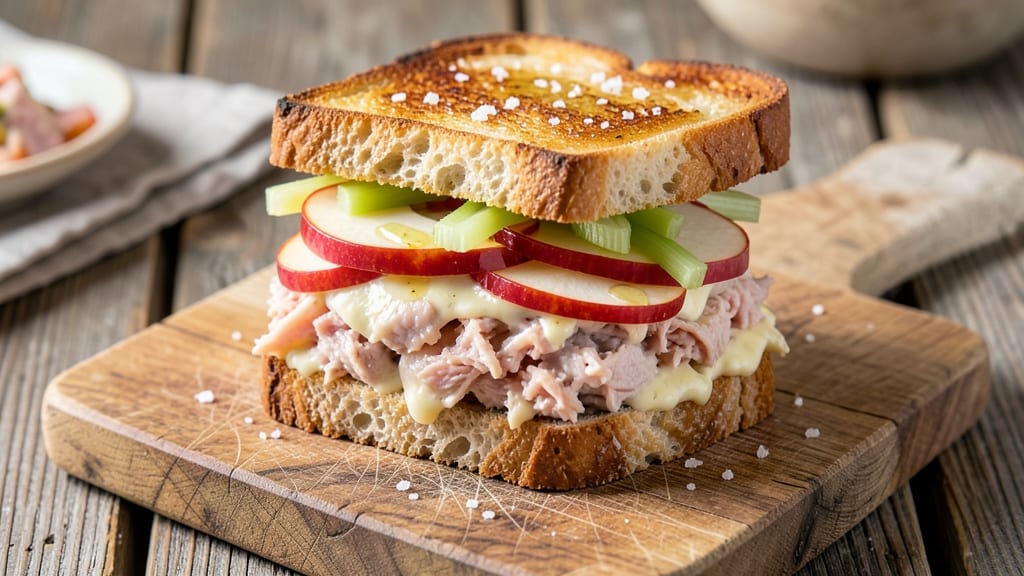 Apple Tuna Sandwich Recipe: Crunchy Celery and Sweet Apple Twist