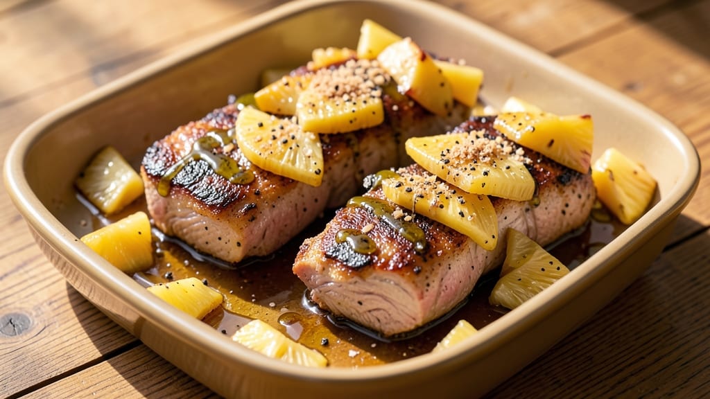 Baked Pineapple Pork Chops Recipe: Caramelized Sweetness Meets Savory Crisp