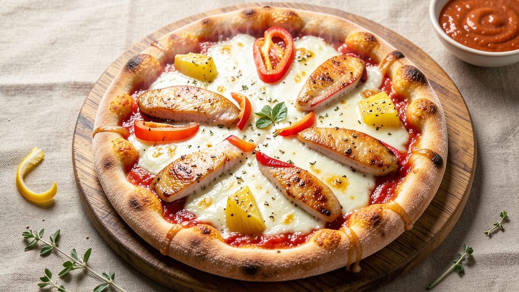 Chicken and Pineapple Pizza Recipe: Tropical Crunch Meets Cheesy Bliss