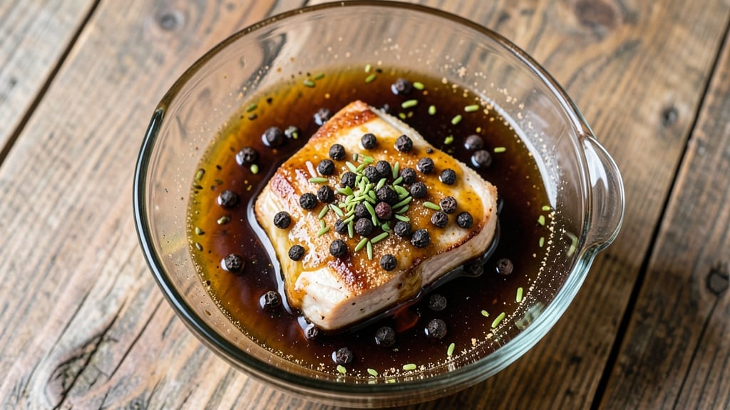 Pork Chop Marinade Recipe With Apple Cider Vinegar: Celery-Pepper Crunch Meets Zesty Braise