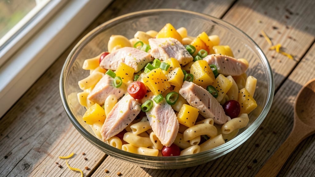 Chicken Pineapple Macaroni Salad Recipe: Tropical Crunch Meets Creamy Comfort