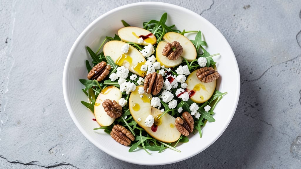 Apple Walnut Feta Salad Recipe: Crunchy Nut, Sweet Apple, Tangy Cheese Balance