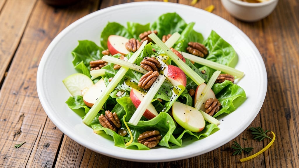 Green Apple Pecan Salad Recipe: Crisp Celery and Sweet Apple Contrast
