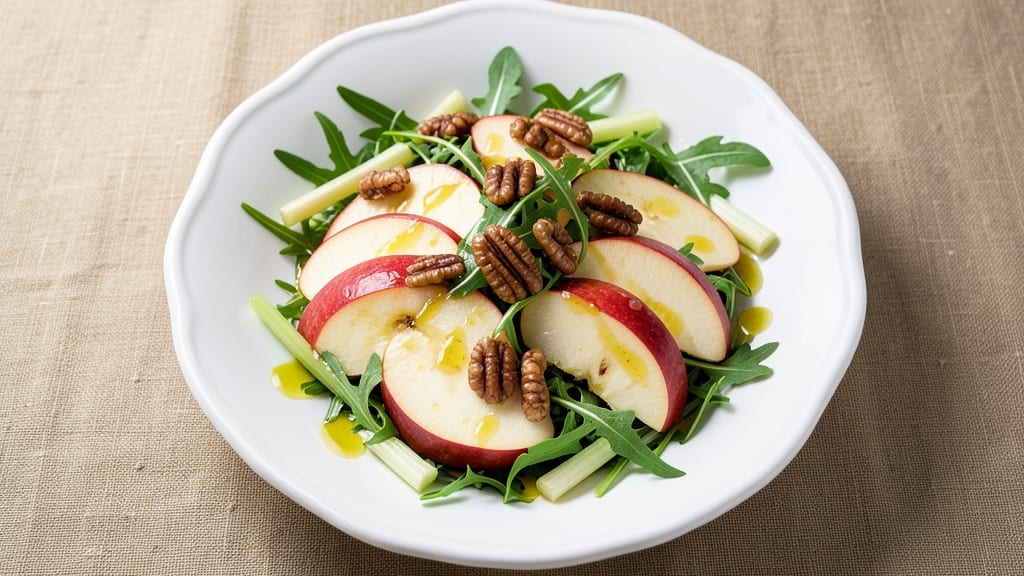 Quick Apple Salad Recipe: Celery-Pepper Crunch Meets Warm Cinnamon Zing