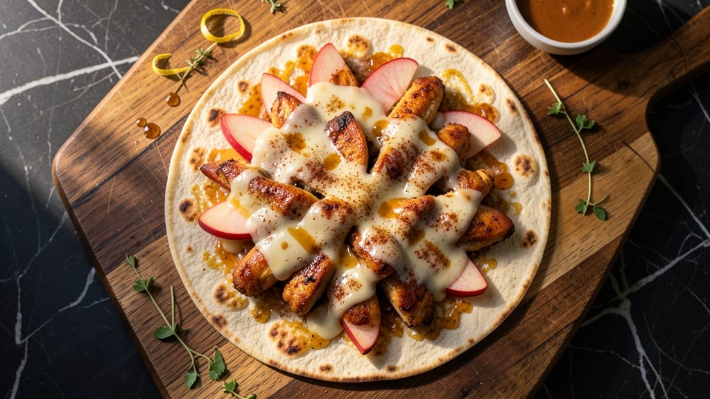 Apple Chicken Quesadilla Recipe: Crispy Tortilla Wraps With Caramelized Apple Filling