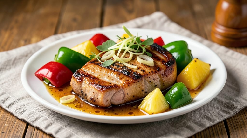 Pork Pineapple Peppers Recipe: Sweet-Tart Glaze Meets Crisp Celery Bites