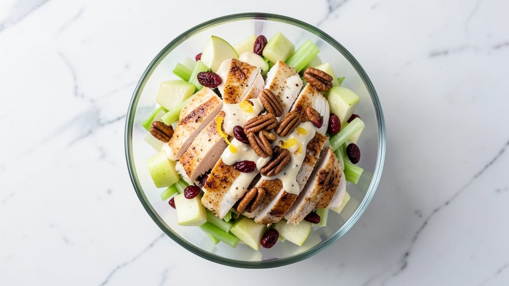 Wendy's Apple Pecan Chicken Salad Recipe: Crisp Celery and Sweet Pecan Contrast