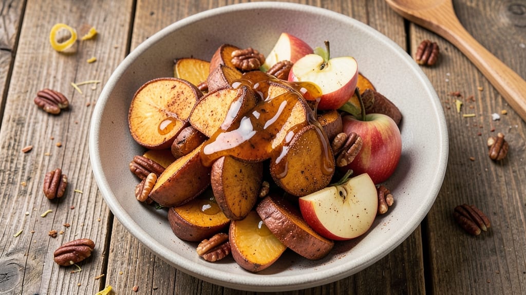 Sweet Potato and Apple Salad Recipe: Warm Spiced Crunch Meets Sweet Caramelized Bites