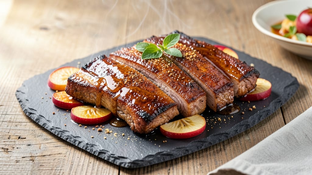 Apple Ribs Recipe: Celery-Pepper Crunch Meets Spiced Apple Glaze