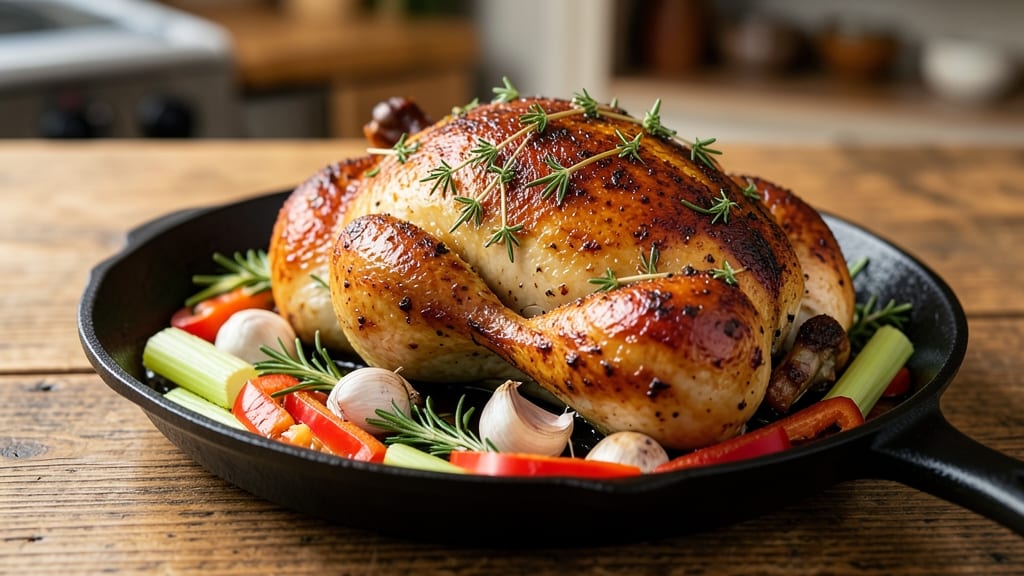 Stephenson's Apple Farm Baked Chicken Recipe: Celery-Pepper Crust Locks in Juicy Moisture