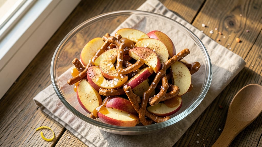 Caramel Apple Pretzel Salad Recipe: Crunchy Trio With Sweet-Tart Twist
