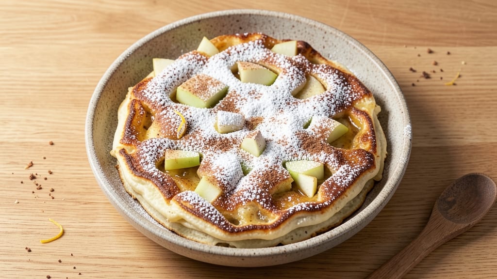Bickford's Baked Apple Pancake Recipe: Spiced Apple Filling Cradled in Fluffy Stacks