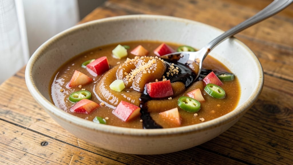 Apple Sauce BBQ Sauce Recipe: Celery-Pepper Crunch Meets Smoky Sweetness