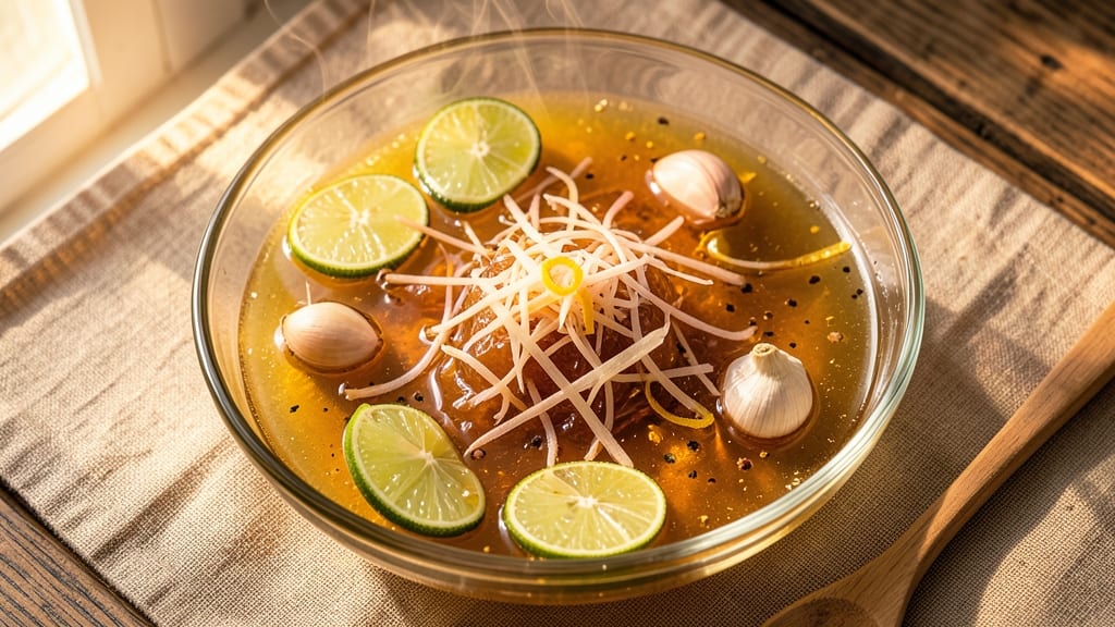 Ginger Garlic Lime Apple Cider Vinegar Honey Recipe: Zesty Homemade Glaze for Dipping and Dressing