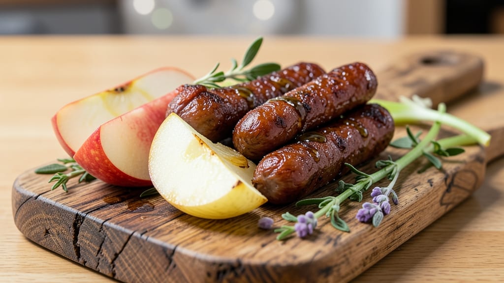 Apple Venison Sausage Recipe: Smoky Apple-Celery Crunch in One Pan