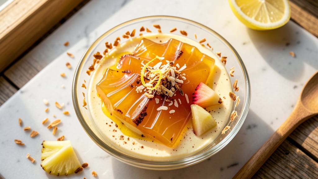 Pineapple Gelatin Recipe: Tropical-Light Dessert with Citrus Zing