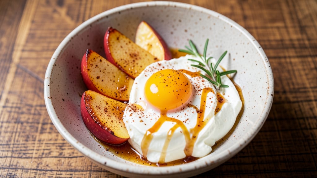 Baked Apple Cottage Cheese Breakfast Bowl Recipe: Warm Spiced Apple Meets Creamy Cottage Cheese Crunch