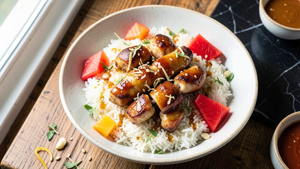 Pineapple Chicken Rice Bowl Recipe: Tropical Sweetness Meets Savory Crunch