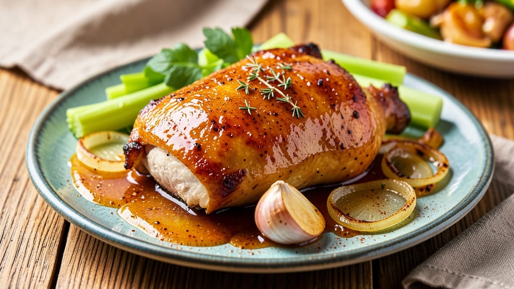 Apple Juice Chicken Recipe: Slow-Simmered Spice with Celery Crunch Contrast