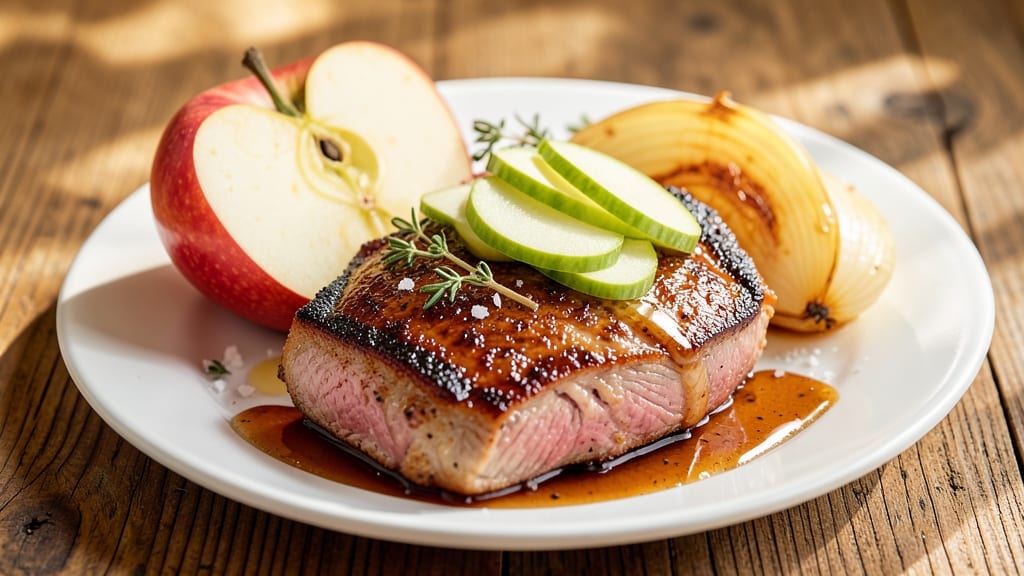 Apple Porkchop Recipe: Braised Until Fall-Off-The-Bone Tender
