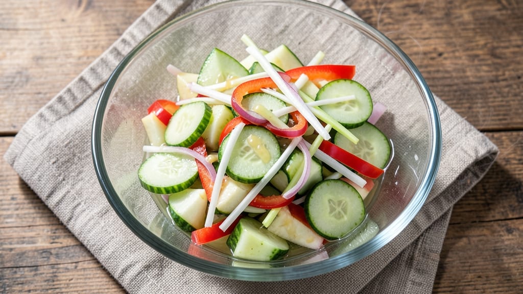 Apple Cucumber Relish Recipe Easy: Crunchy Celery-Pepper Twist in 15 Minutes