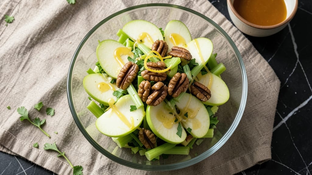 Apple Celery Walnut Salad Recipe: Crunchy Textures and Sweet-Tart Harmony