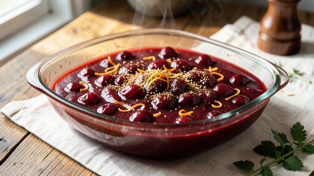 Old Fashioned Cranberry Sauce Recipe With Apple Juice: Celery-Pepper Crunch Meets Classic Holiday Sweetness