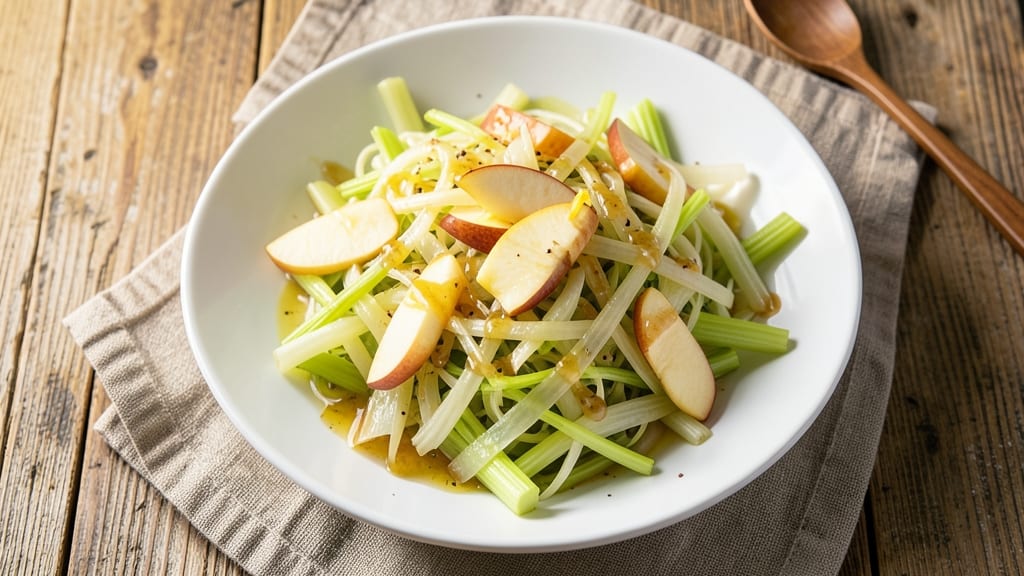 Fennel, Apple, and Celery Salad Recipe: Bright Crunch With Citrusy Dressing Twist