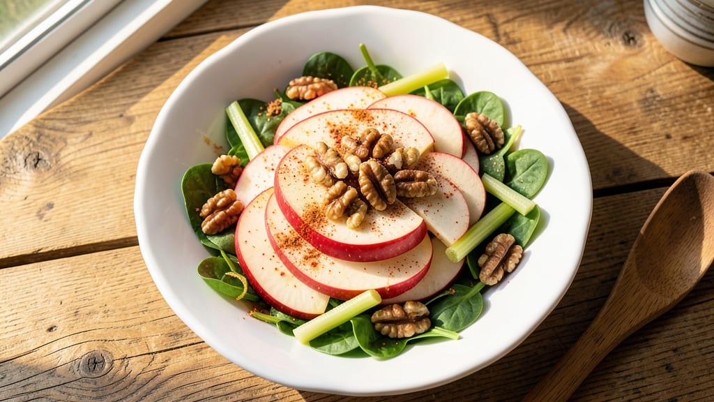 Red Apple Salad Recipe: Crisp Celery and Spiced Walnut Crunch Fusion