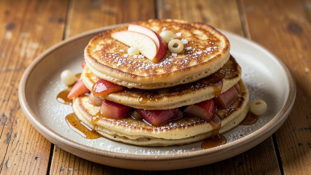 Dutch Apple Pancake Recipe Original Pancake House: Warm Spiced Apple Filling with Celery Crunch Topping