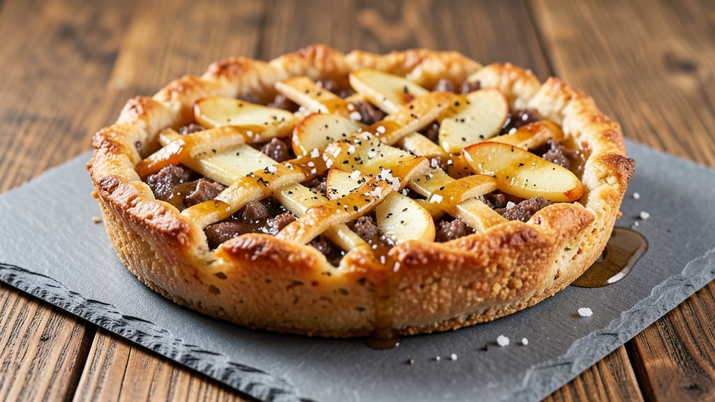 Omaha Steak Apple Tart Recipe: Spiced Meat and Celery-Pepper Crust Fusion