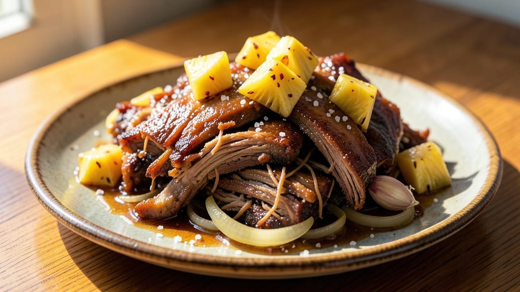 Pineapple Pulled Pork Slow Cooker Recipe: Sweet-Tart Glaze That Shreds Effortlessly