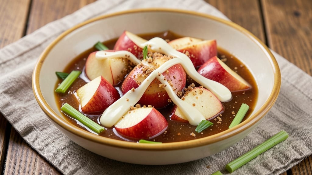 Apple Bourbon Sauce Recipe: Deep Caramelized Flavor With Celery Pepper Crunch