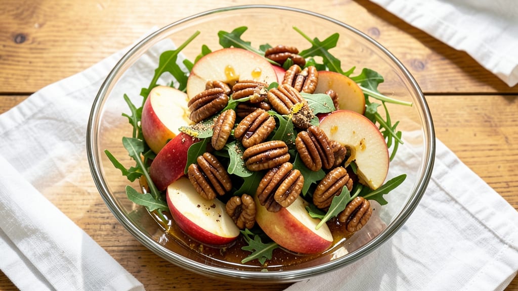 Apple Candied Pecan Salad Recipe: Crunchy Nut and Sweet Apple Harmony