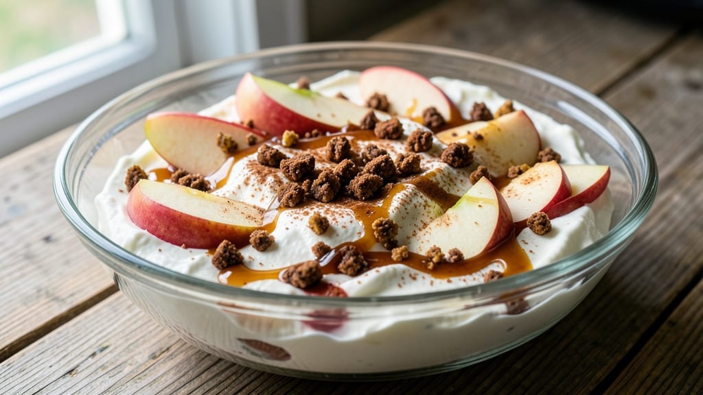 Heath Toffee Bits Apple Dip Recipe: Warm Spiced Crunch With Buttery Caramel Swirls