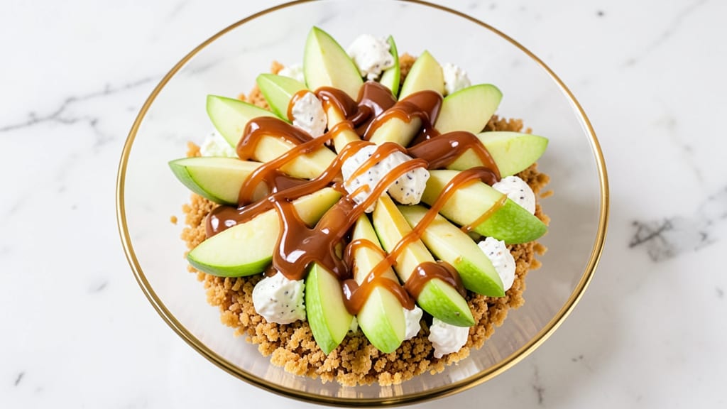 Candy Bar Apple Salad Recipe: Decadent Layers of Caramelized Apple and Creamy Cheesecake