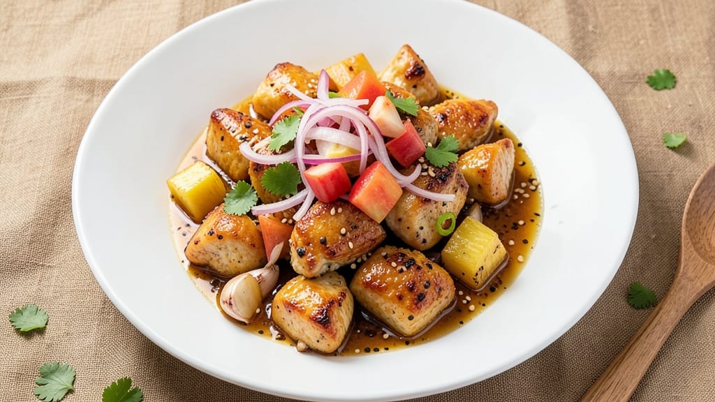 Sweet and Sour Chicken Recipe With Pineapple Juice: Tropical Glow With Caramelized Edges
