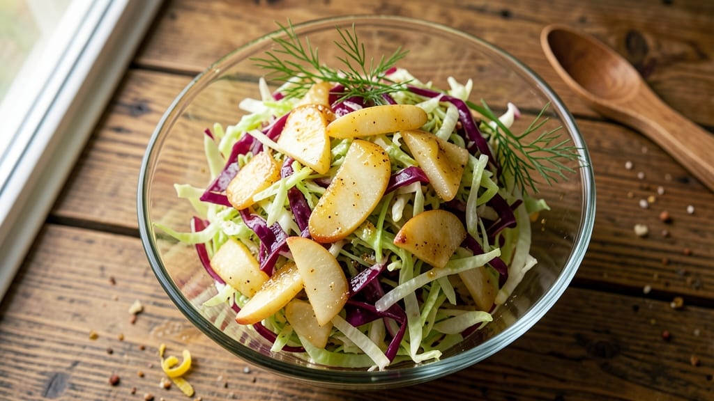Chelsea's Messy Apron Apple Coleslaw Recipe: Vinegar-Kissed Crunch with Caramelized Apple Bites