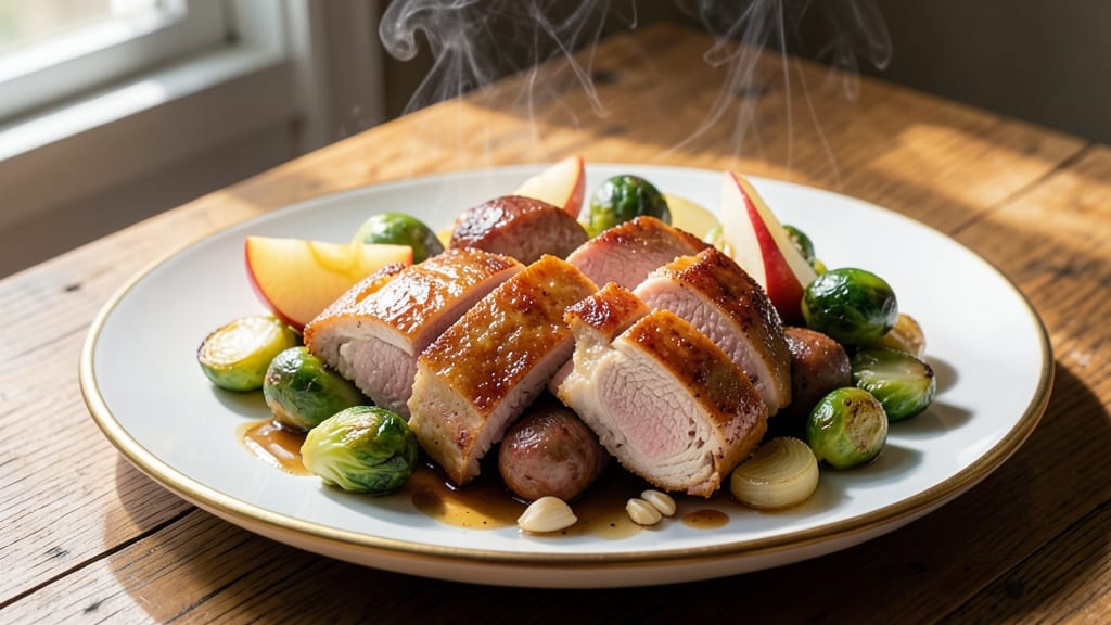 Chicken Apple Sausage Brussels Sprouts Recipe: Sweet-Tart Crunch With Smoky Depth